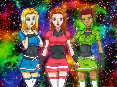 Fan Art Cw Powerpuffgirls With Fusionfall Attire By Matrixsoftware On Deviantart
