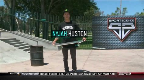 Current tournaments and competitions covered by espn include the championships, wimbledon and the us open, which are covered exclusively, and the australian open, which is shared with the tennis channel. ESPN Sport Science Nyjah Huston Feature - YouTube