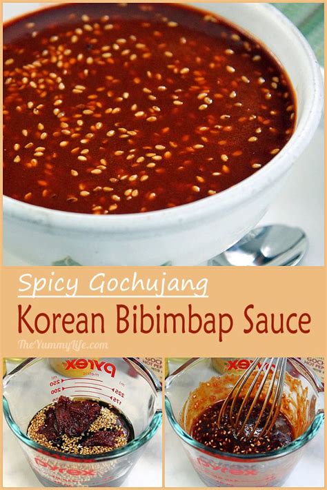 It is actually really simple to make. Spicy Korean Bibimbap Sauce
