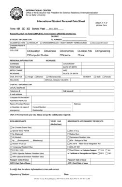 Personal Information Sheet Form Hot Sex Picture