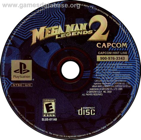 Mega Man Legends 2 Sony Playstation Artwork Disc