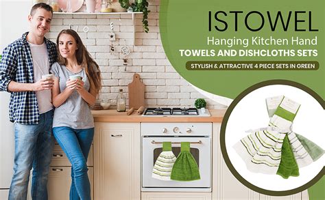 Istowel Decorative Kitchen Towels And Dishcloths Sets 12