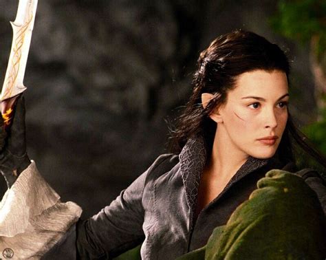 Arwen Undomiel Evenstar Of The Lord Of The Rings Film Series Actress Liv Tyler Herr Der