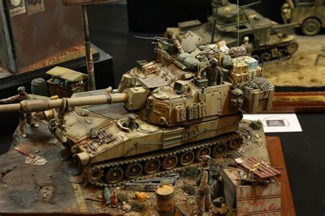 Unknown Scale Model Diorama Military Diorama Tanks Military