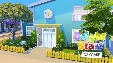 Bright Start Daycare Sims 4 Speed Build Simsbiosis Youtube