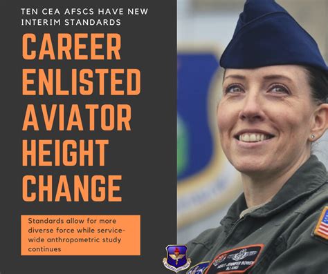 Department Of The Air Force Broadens Career Enlisted Aviator Height Standards Air Force