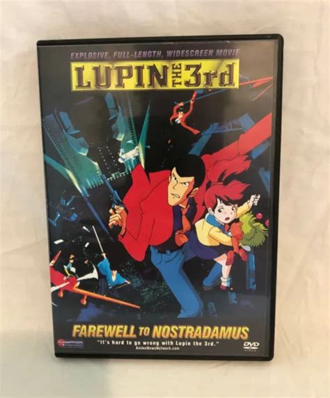 Lupin The 3rd Farewell To Nostradamus Dvd Funimation 98 Minute Full