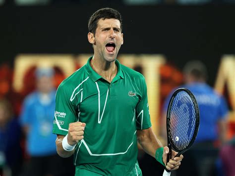 Novak djokovic took his frustrations out on a racquet in the atp cup match against germany. Australian Open 2020 results: Novak Djokovic defeats Roger ...