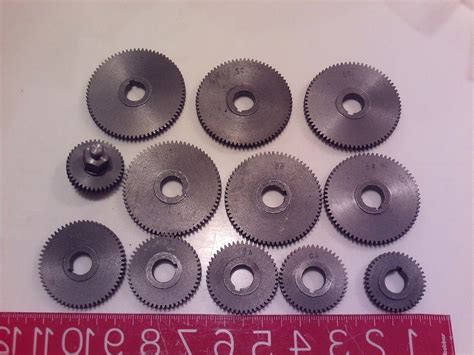 Grizzly 11 Gear Set Of Lathe Change Gears