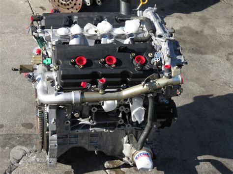 After installing the studs, nuts, and washers, these. Infiniti G35 03-04 Engine Motor Long Block Assembly RWD ...