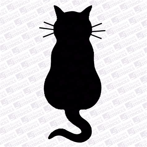 Printable Cat Silhouette Stencil