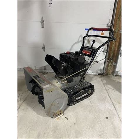Craftsman 825 Trac Drive Snowblower With Electric Start Running