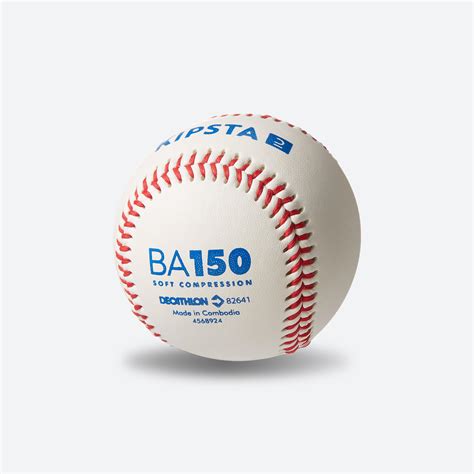 Baseball Balls 2 Pack Ba 150 White Kipsta Decathlon