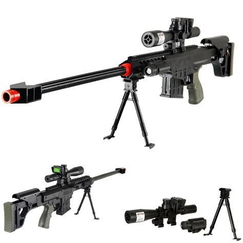 315 Fps Airsoft Sniper Rifle Gun Full Tactical Setup
