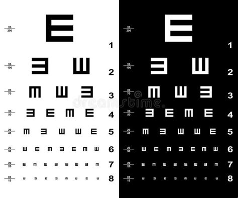 Eye Test Charts Royalty Free Stock Photography Image 8679537 Eye