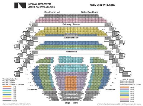 Ottawa National Arts Centre Nac Seating Chart
