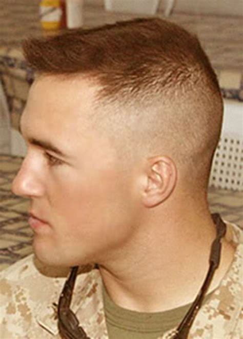 This strip should have hard edge lines; 8 Cool High and Tight Haircuts - Military Haircut for Men 2014