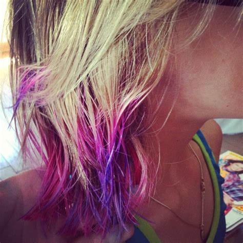 Dip Dye Pink And Purple Faded Hair Pink Hair Faded Hair Hair Styles