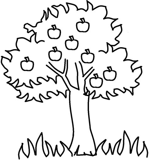 Fall tree coloring page | Clipart Panda - Free Clipart Images