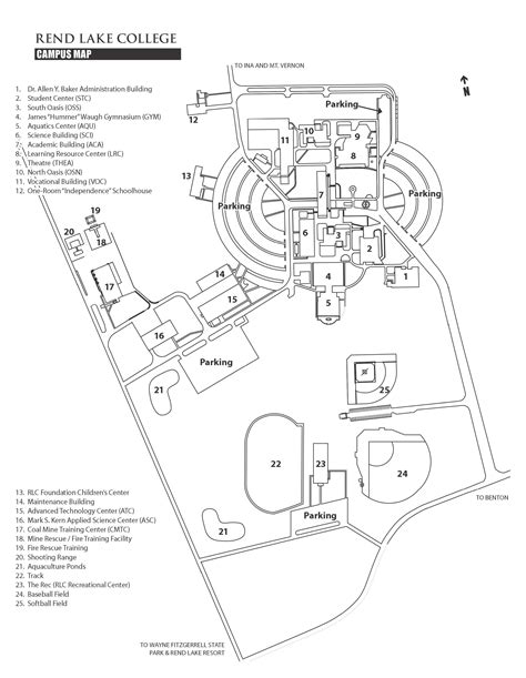 North Lake College Campus Map Map Vector