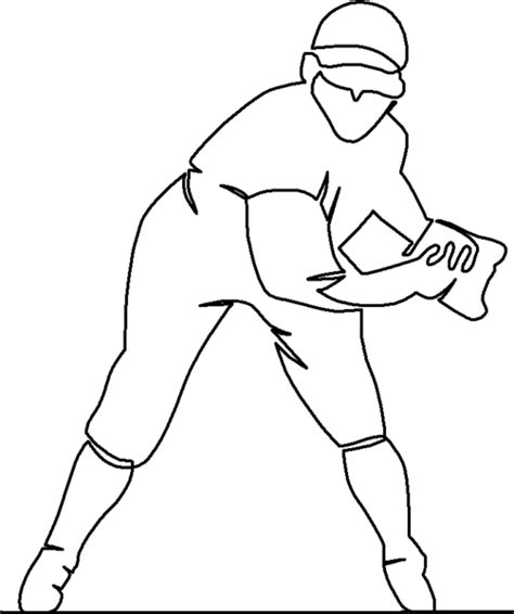 Baseball Pitcher Drawing At Explore Collection Of