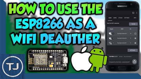 The 4 Nodemcu Esp8266 Wi Fi Jammer Setup Ios And Android Youtube