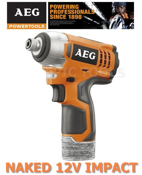 Aeg 12v Li Ion Cordless Impact Drill Driver Naked Bs12c Ebay