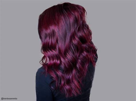 Dark Red Hair Color Ideas
