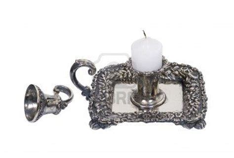 I used an old tuna can as i was only planning on filling four small candles. Antique ornate silver candle holder with handle and ...