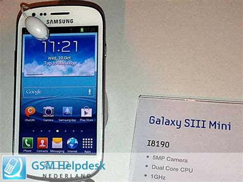 Samsung Spezifikationen Und Foto Des Galaxy S3 Mini Gt I8190