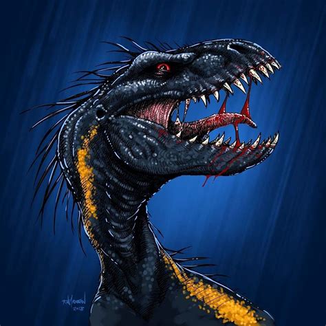 Albino Indoraptor Vs Original Indoraptor Jurassic Park Poster Sexiz Pix