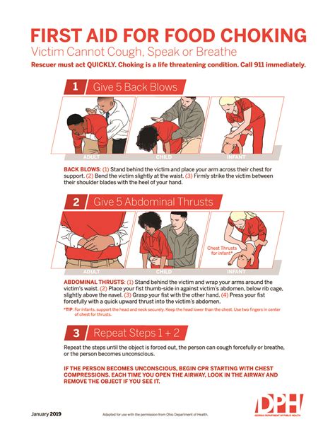 Free Ga Choking First Aid Sign Labor Law Poster 2021