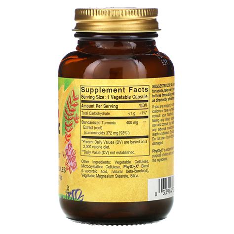 Solgar Turmeric Root Extract Vegetable Capsules Iherb