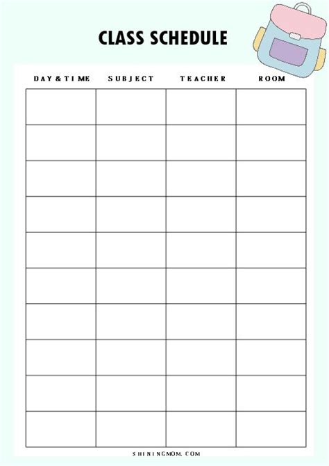 40 Free Student Planner Printables For Back To School School