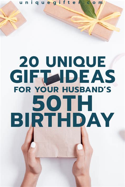 Finding the best birthday gifts for your husband can seem like an art form in itself. Gift Ideas for your Husband's 50th Birthday | He'll Love ...