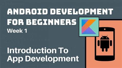Semana 1 Curso De Desarrollo De Android De Kotlin Para Principiantes