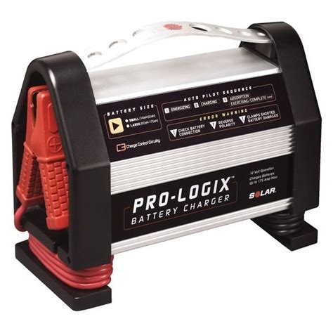 Solar Pl2212 Pro Logix 12v 12 Charging Amps Automatic Battery Charger