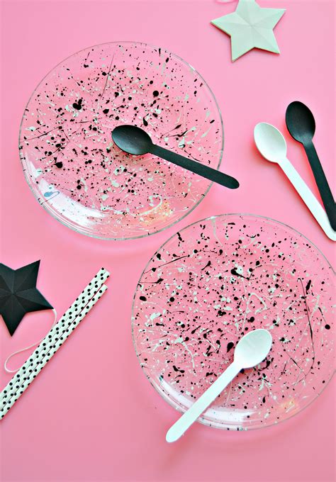 Splat Diy Splatter Painted Plates That You Can Eat Off Diy Home