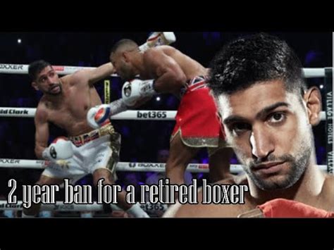 Amir Khan Banned For Years After Ped Fail Following Kell Brook Fight Youtube