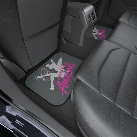 Make Today Amazing Custom Car Floorboard Mats Grey Pink Fairy Etsy