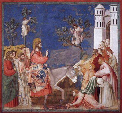 The Three Prayers Giotto Palm Sunday