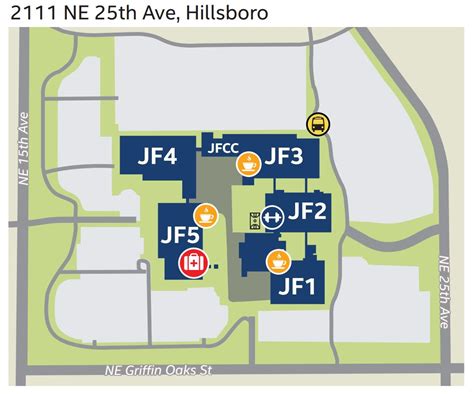 Intel Hillsboro Campus Map