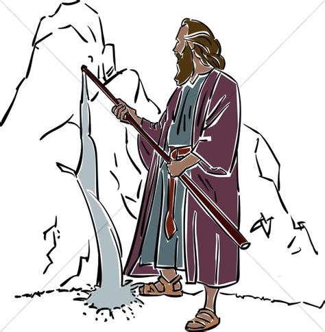 Moses Draws Water From The Rock Sharefaith Media