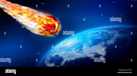 Asteroid Hitting Earth High Resolution Stock Photography And Images Alamy