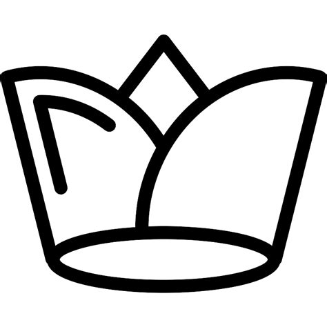 Royal Crown Of Thin Outline Vector Svg Icon Svg Repo