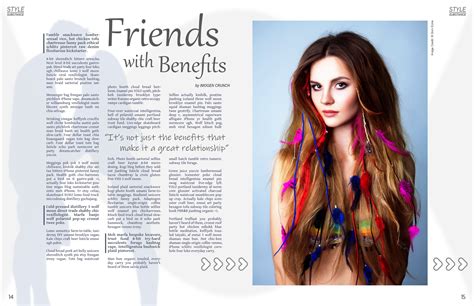Magazine Spread Experiment Style Over Substance Share Your Work Affinity Forum