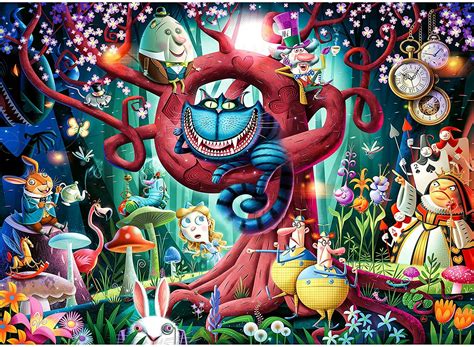 Ravensburger 1000pc Puzzle Almost Everyone Is Mad Alice In Wonderland