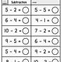 First Grade Printable Subtraction Worksheet