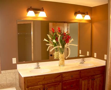 When hanging led bathroom vanity lights, search for best height is important so that your lighting installations appear practical best height for these led bathroom vanity lights fixtures is directly above bathroom mirror, leaving an inch or two of space between top of your mirror and bottom of. Bathroom Mirror : Bathroom Wall Mirrors Without Frame ...