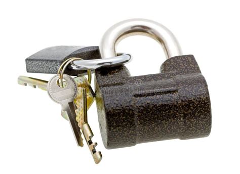Two Padlocks And Keys Isolated On White Stock Photo Image Of Lock